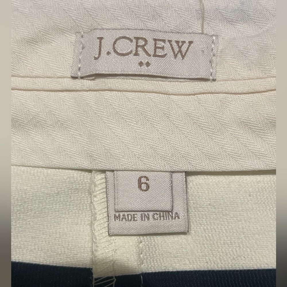 JCREW Miniskirt Striped Size 6 - Picture 3 of 5